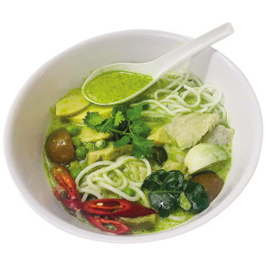 绿叻喱粗米粉<br/> Green Curry